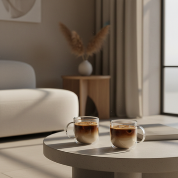 Glass Coffee Cups & Mugs