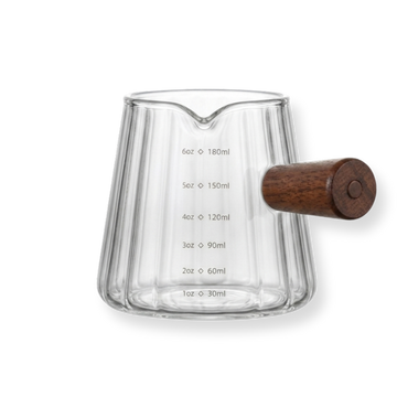 Vertical Grain Glass Measuring Cup