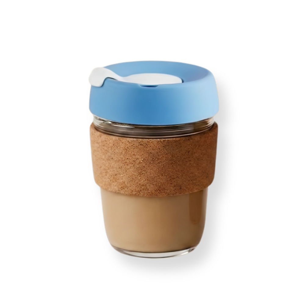 Cork Sleeve Glass Travel Cup