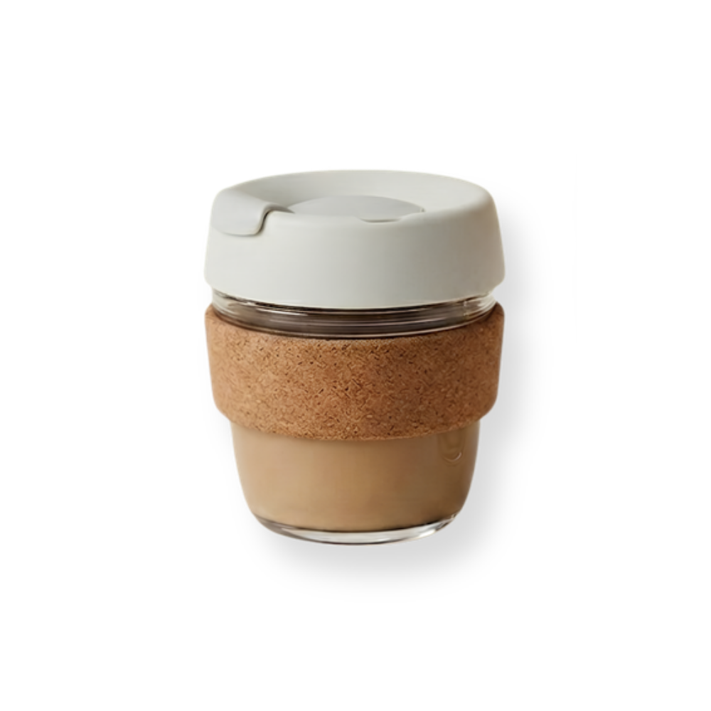 Cork Sleeve Glass Travel Cup
