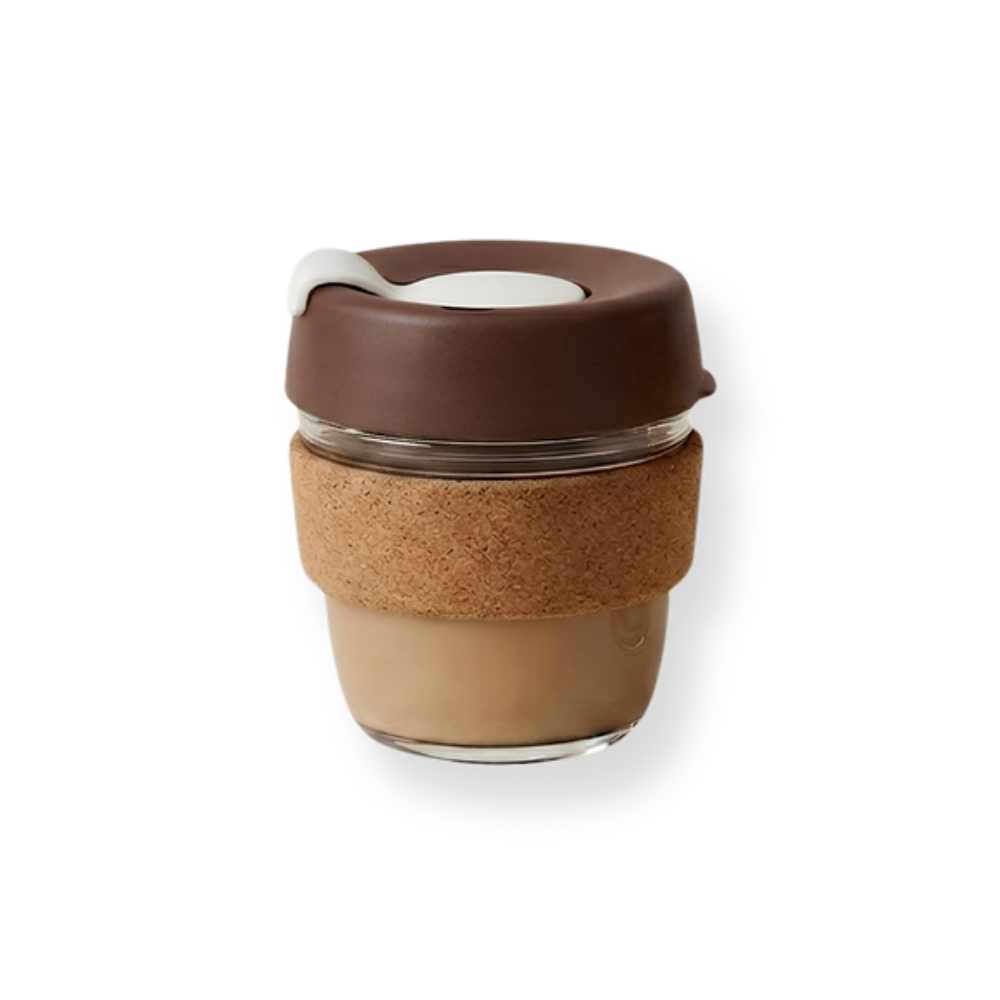 Cork Sleeve Glass Travel Cup