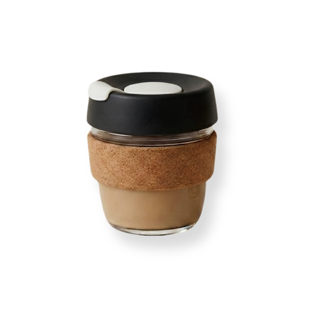 Cork Sleeve Glass Travel Cup