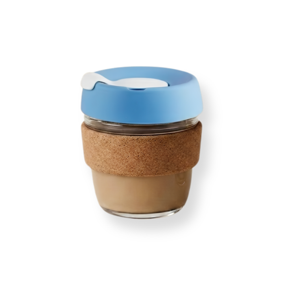 Cork Sleeve Glass Travel Cup