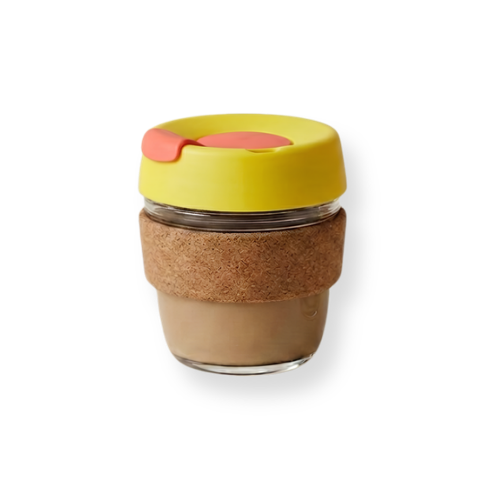Cork Sleeve Glass Travel Cup