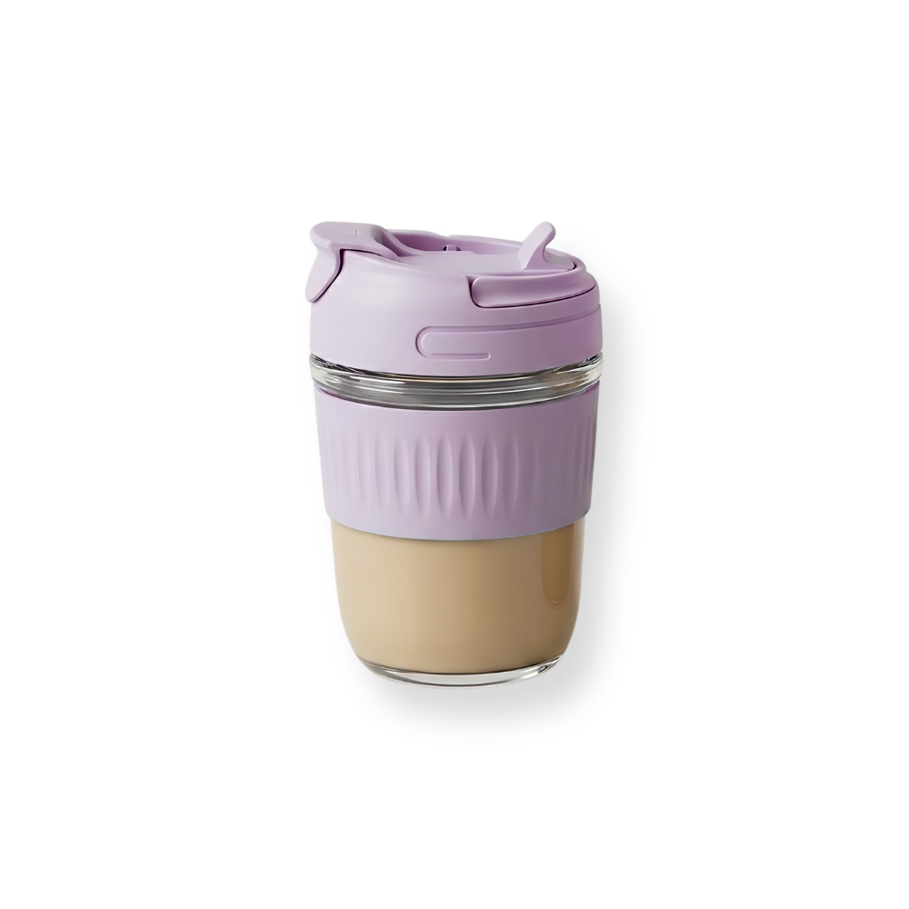 Striped Sleeve Travel Cup