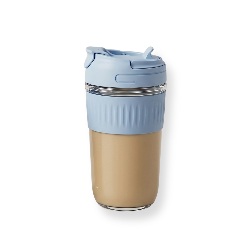 Striped Sleeve Travel Cup