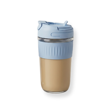 Striped Sleeve Travel Cup