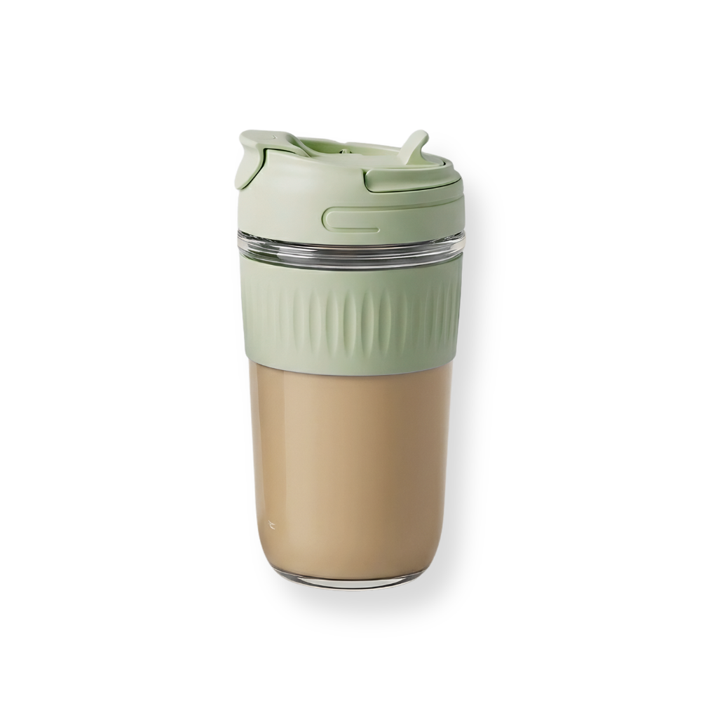 Striped Sleeve Travel Cup