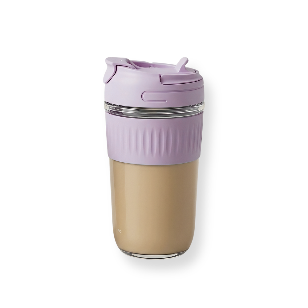 Striped Sleeve Travel Cup