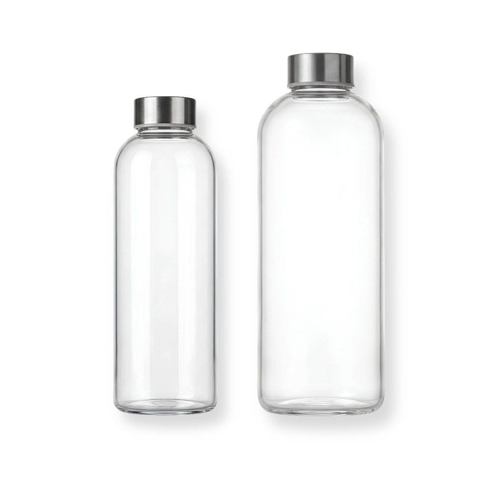 Glass Water Bottle