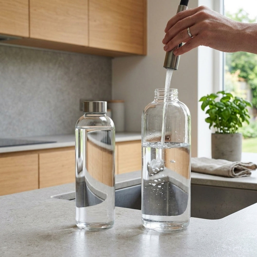 Glass Water Bottle