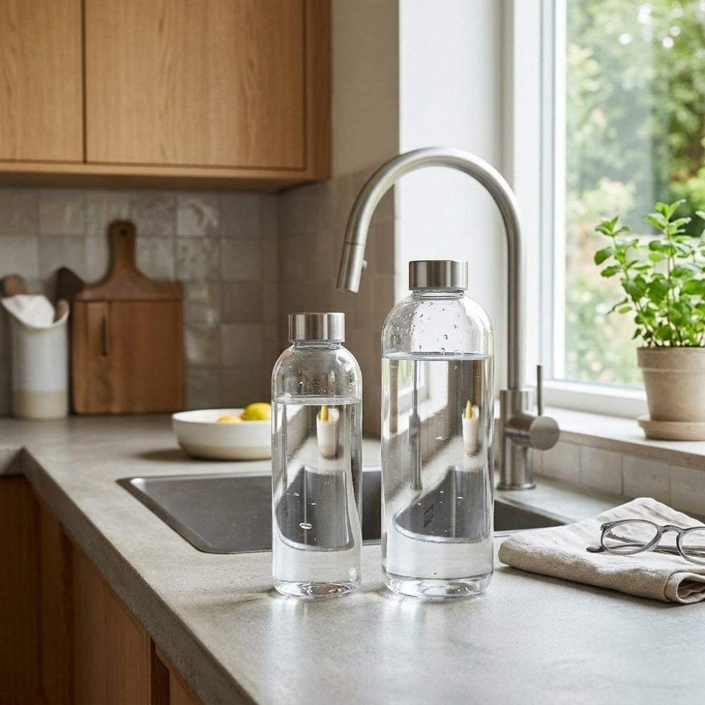 Glass Water Bottle