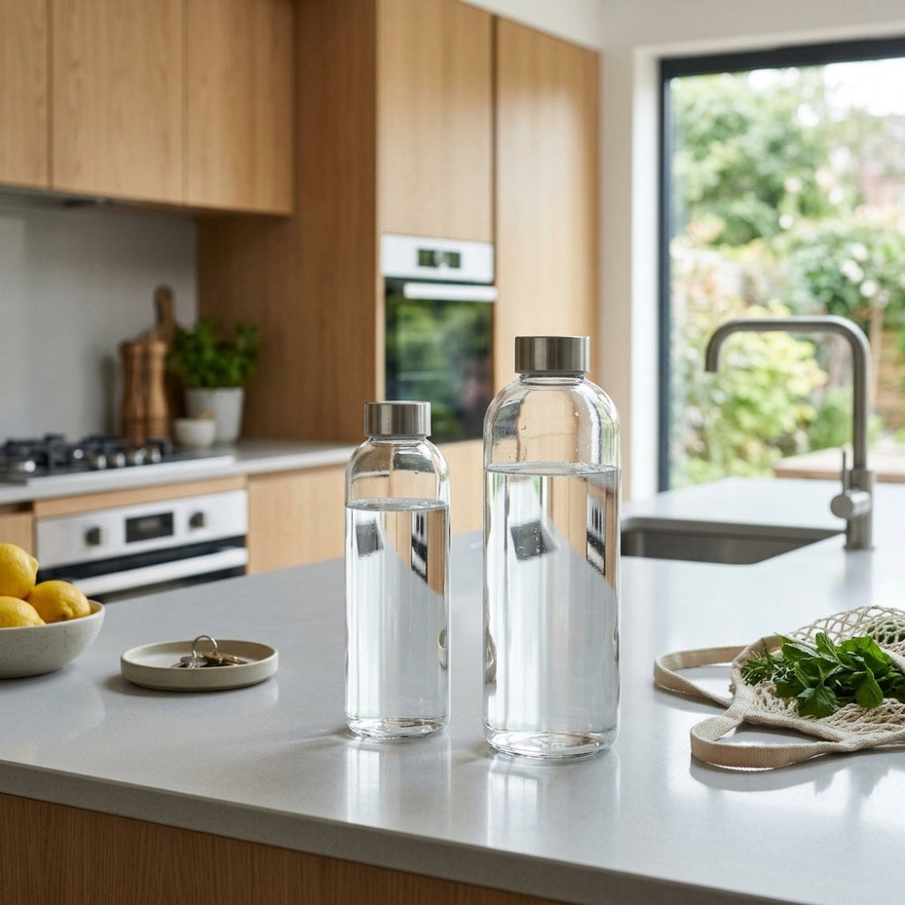 Glass Water Bottle
