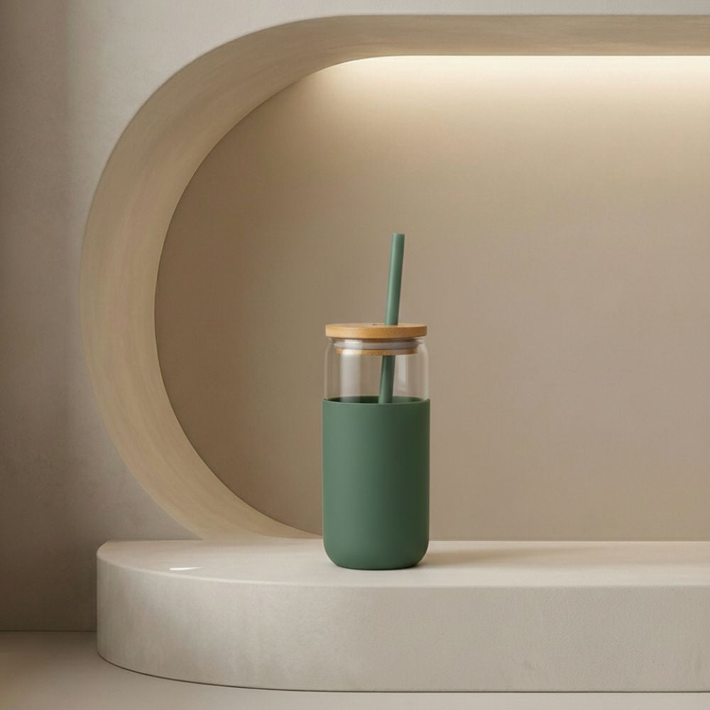 11pc Glass Travel Cup Bundle