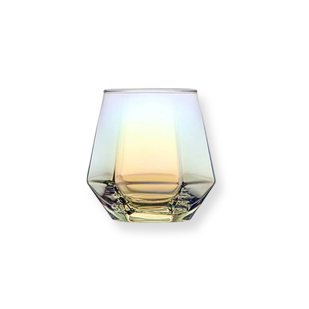 Hexagonal Glass Tumbler