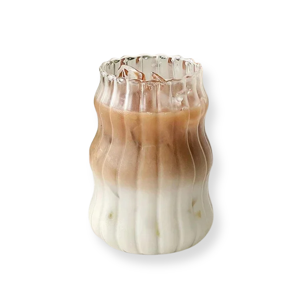 Retro Wave Glass Tumbler