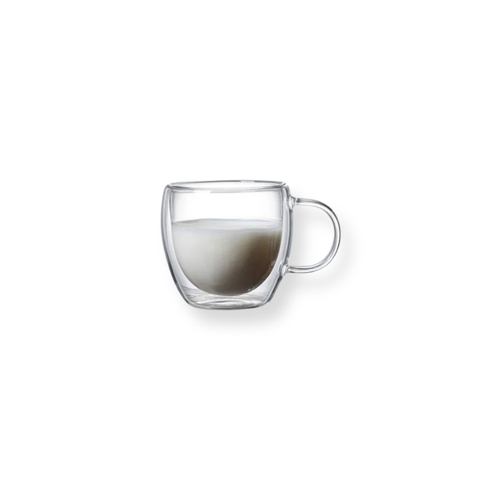 Thermal Double Wall Glass Mug