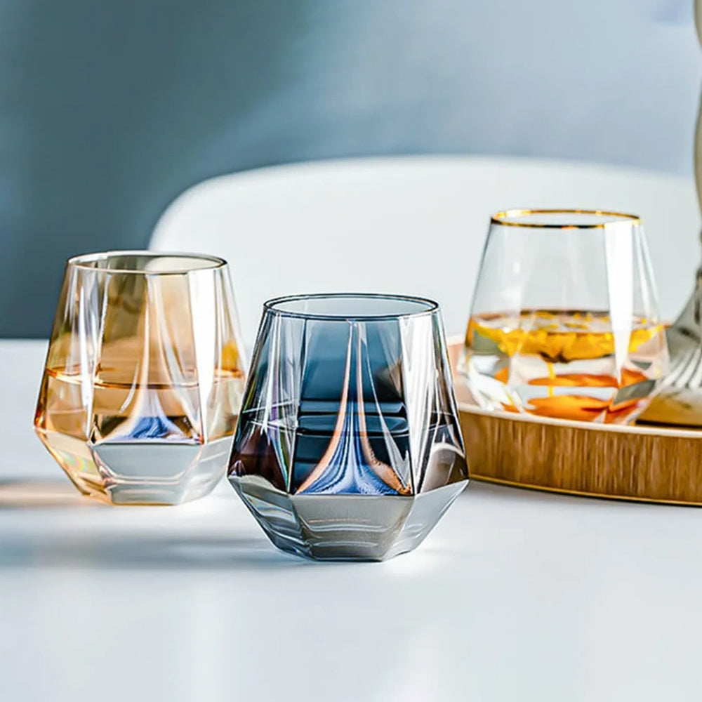 Hexagonal Glass Tumbler