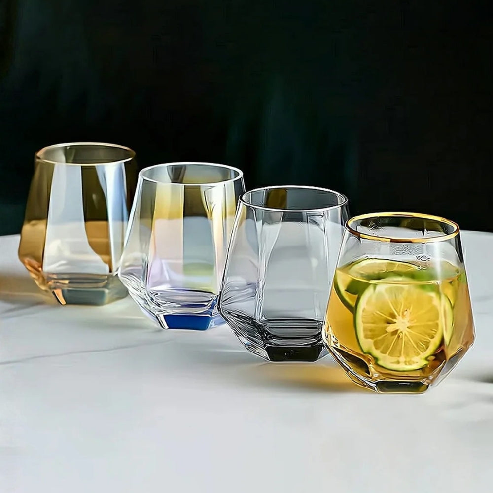 Hexagonal Glass Tumbler