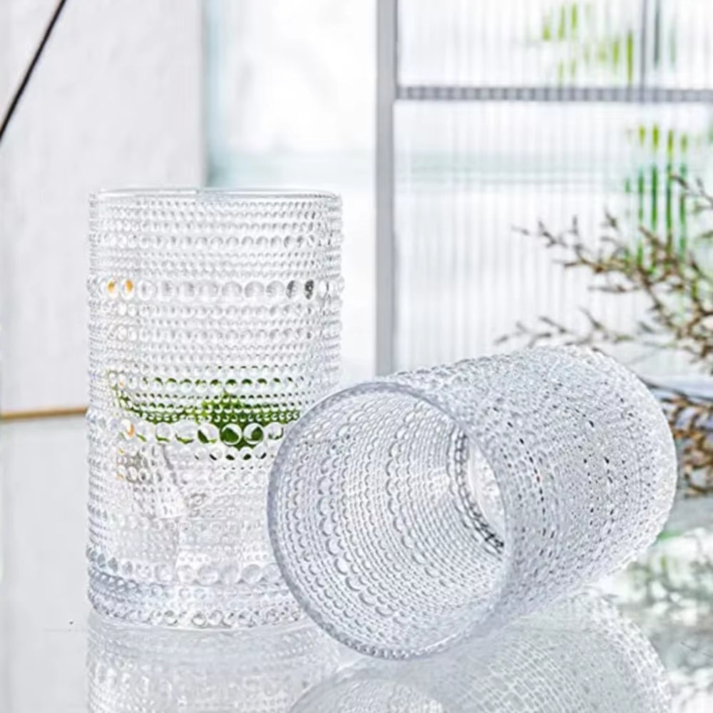 Hobnail Glass Set