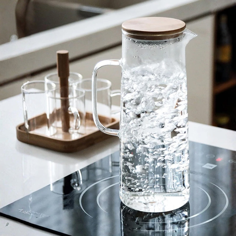 Large Heat Resistant Glass Pitcher