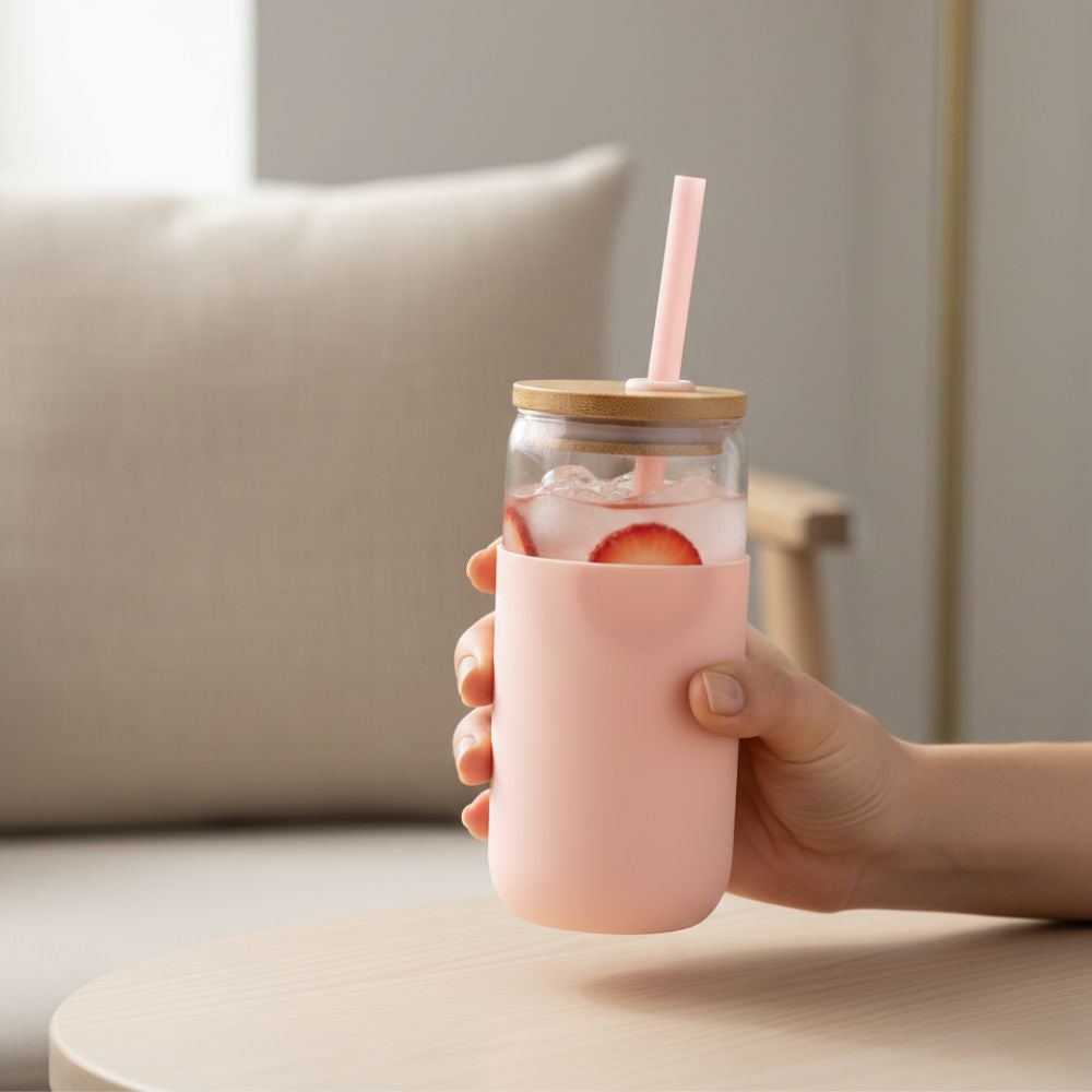 11pc Glass Travel Cup Bundle