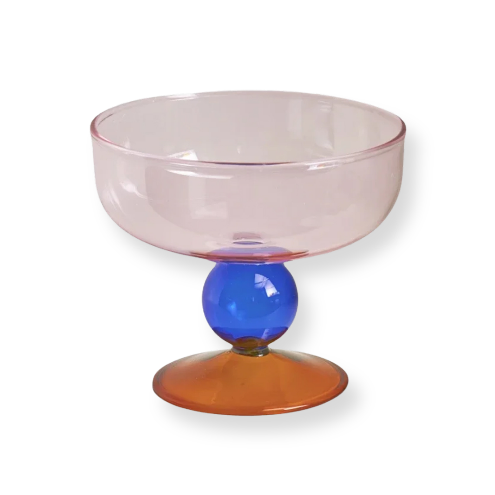 Vintage Glass Dessert Bowl