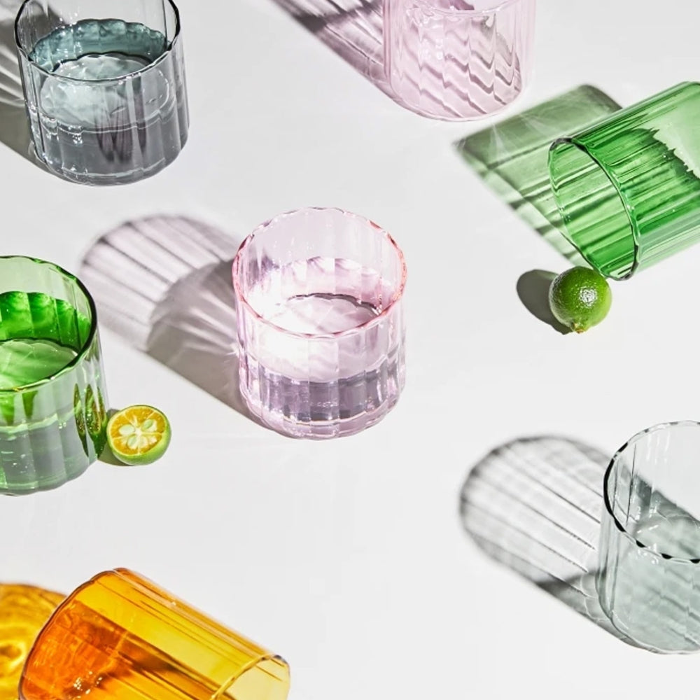 Bezel Glass Tumbler Set