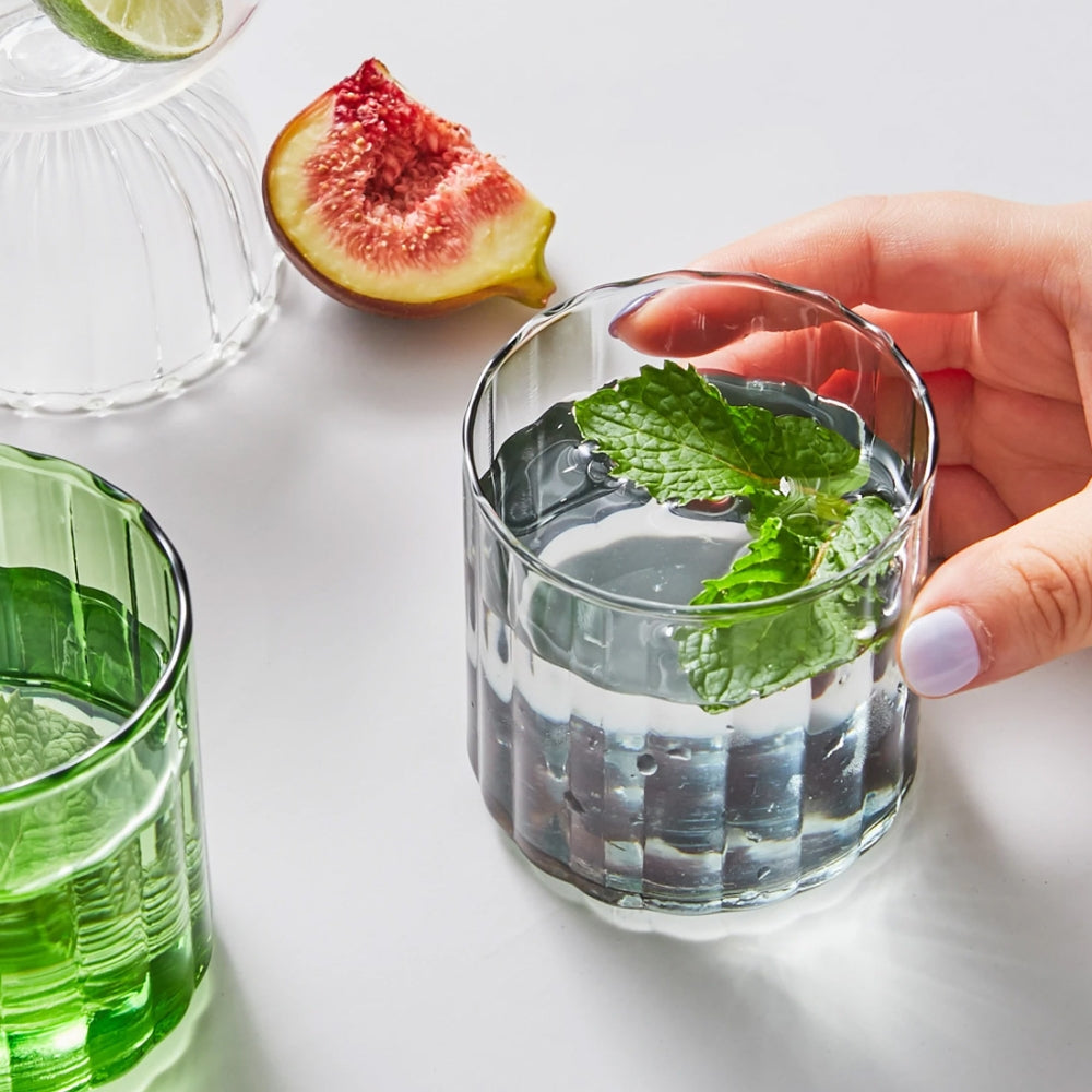 Bezel Glass Tumbler Set