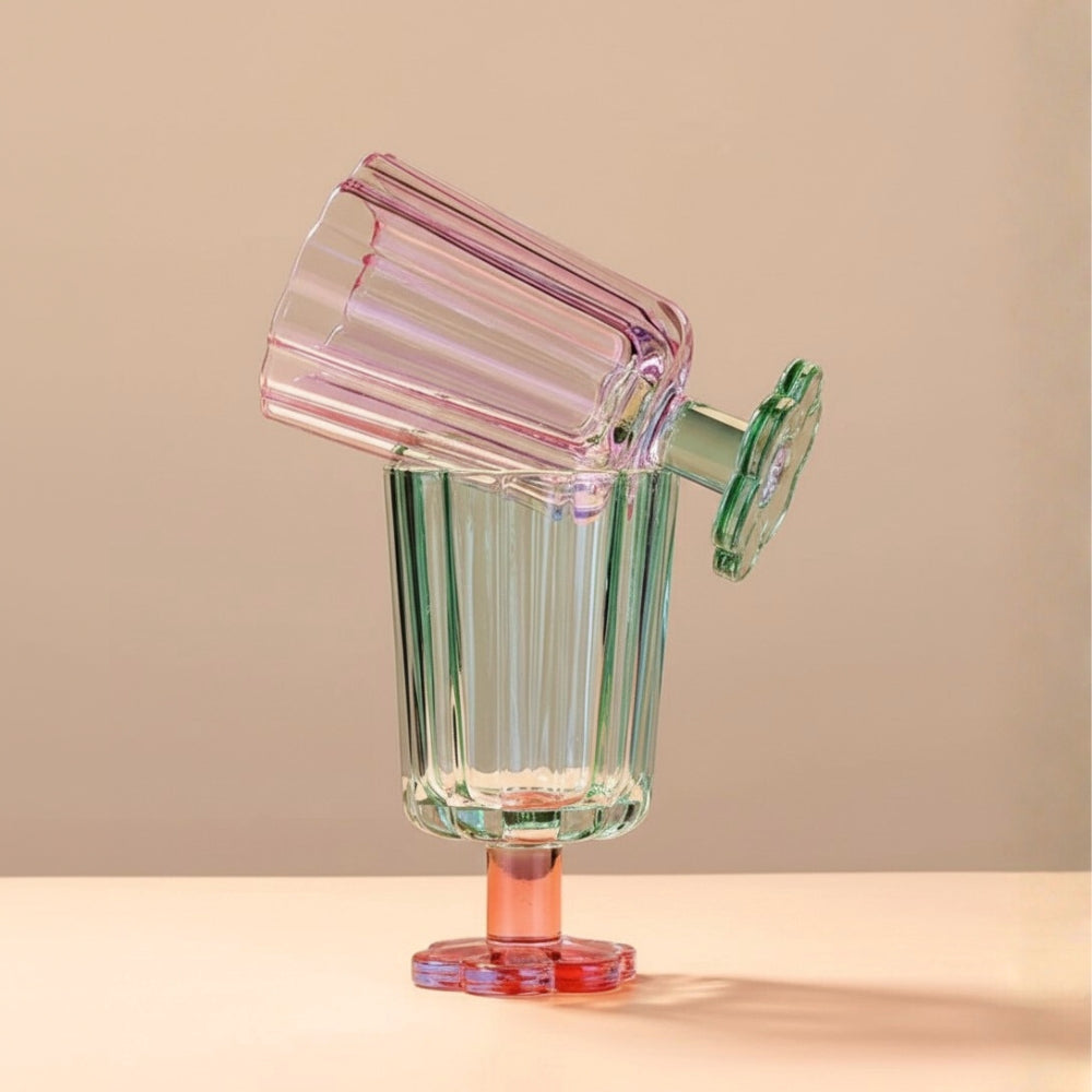 Flower Glass Tumbler