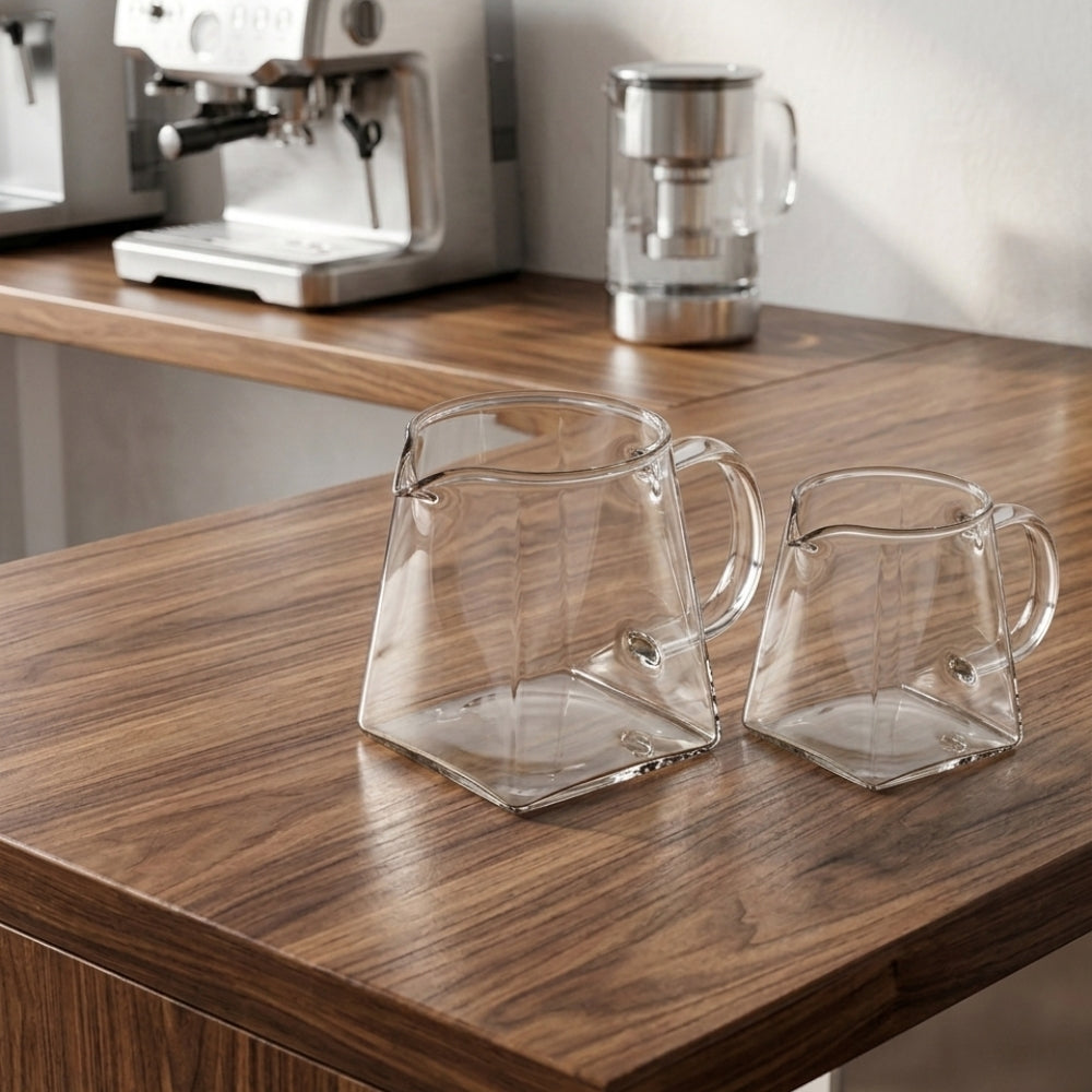 Square Heat Resistant Glass Jug