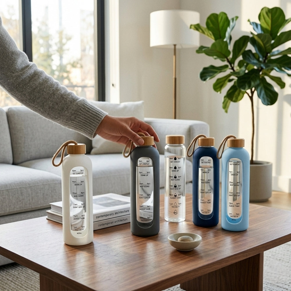 Plus Bundle - Time Marked Water Bottle