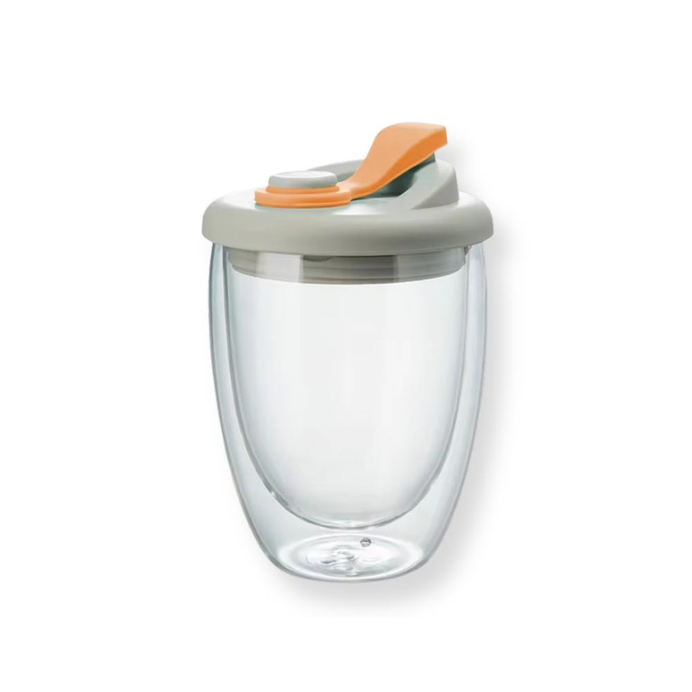 Walled Travel Glass Cup