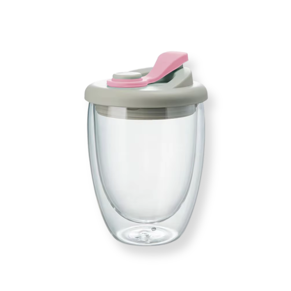 Walled Travel Glass Cup