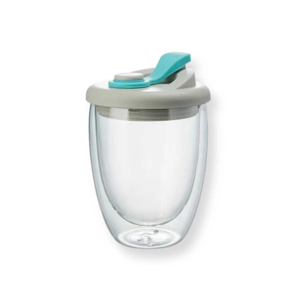 Walled Travel Glass Cup