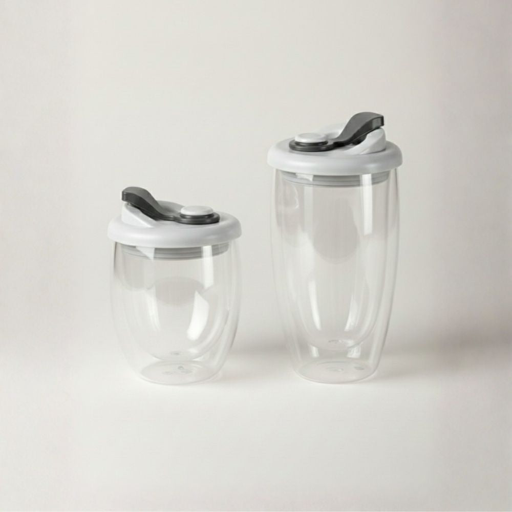 Walled Travel Glass Cup