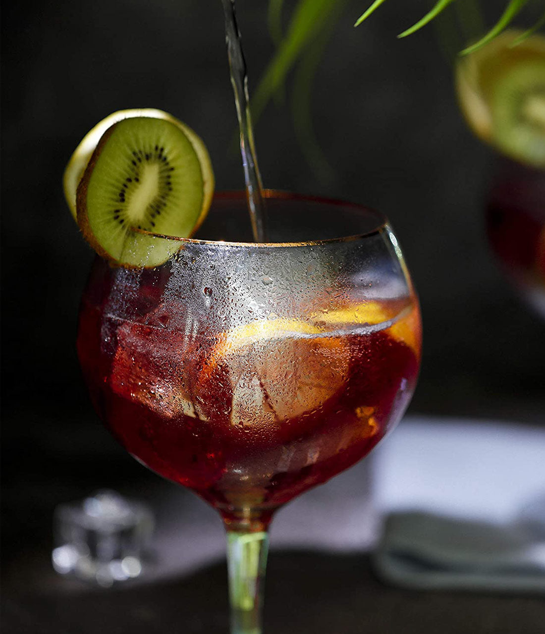 Rainbow Tinted Gin Glass Set