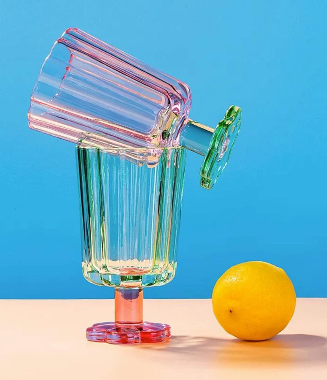 Flower Glass Tumbler