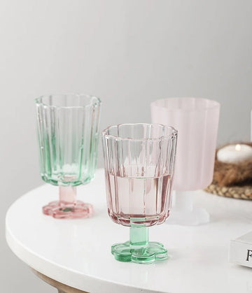 Flower Glass Tumbler