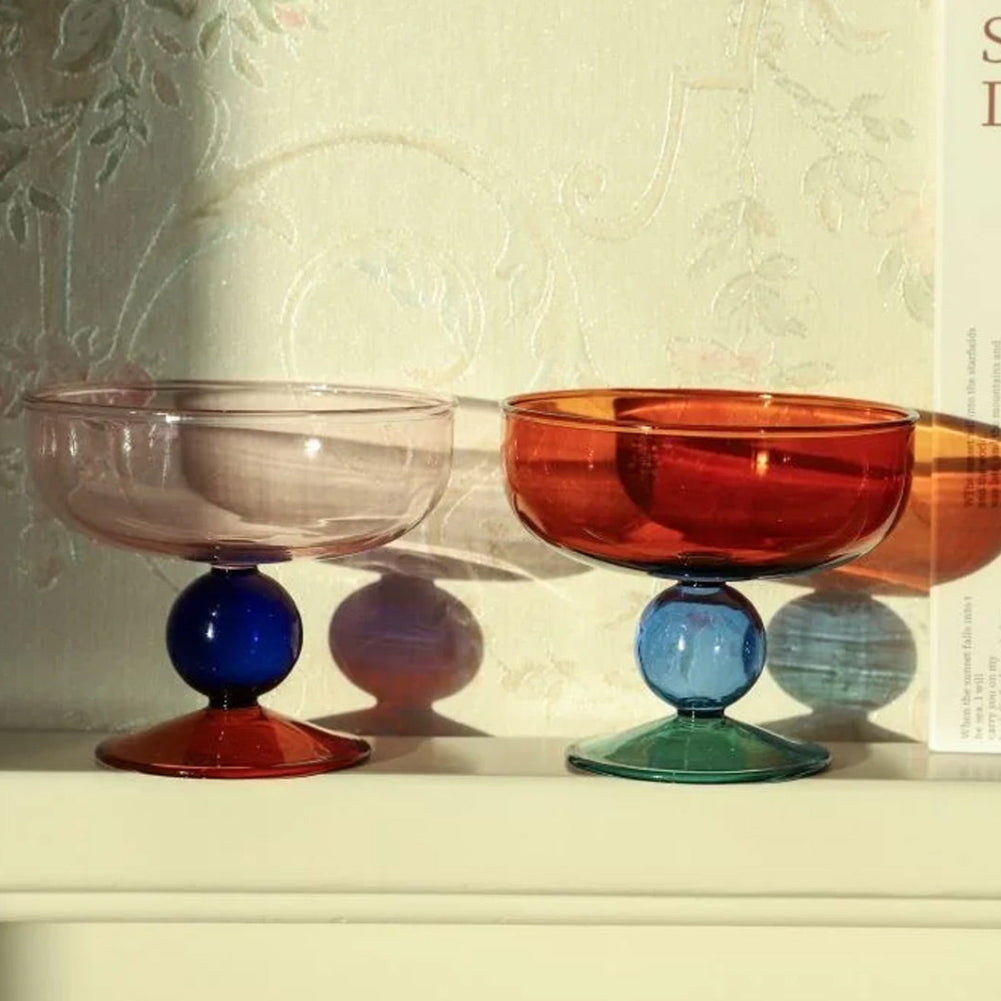 Vintage Glass Dessert Bowl