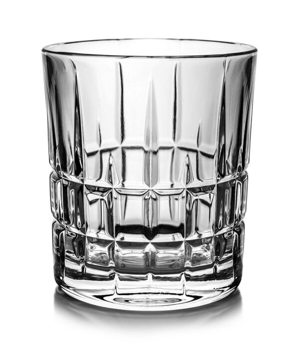 Premium CODE Crystal Whiskey Glasses (320ml) – Zagaleta Luxurious Glass Tumbler for Whisky, Scotch, and Brandy – Premium Crystal Whiskey Tumblers (Set of 4) - Old Fashioned Glasses