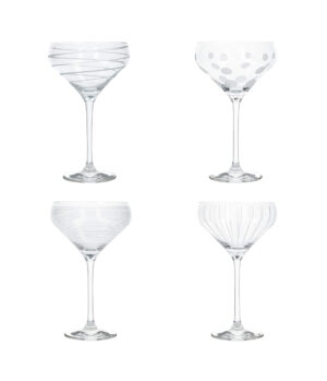 Cheers Cocktail Glass Set