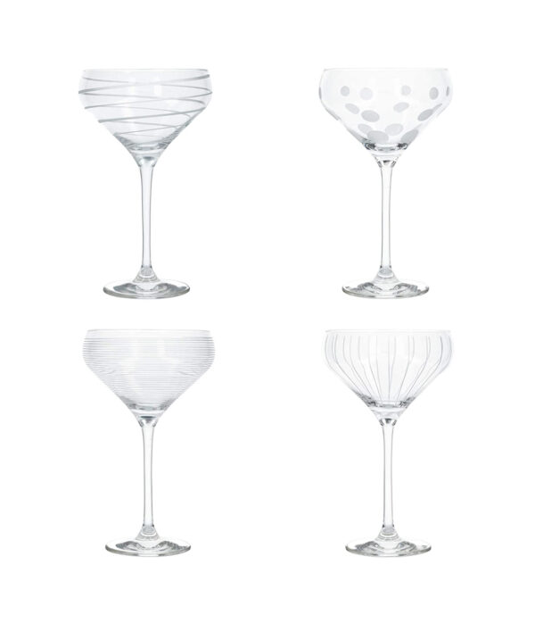 Cheers Cocktail Glass Set