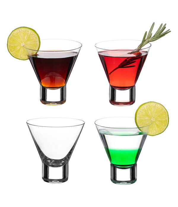 Auris Stemless Cocktail Glass Set
