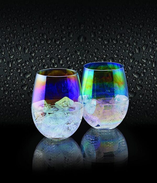 Iridescent Tumbler Glass Set