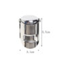 2pc Stainless Steel Champagne Stopper