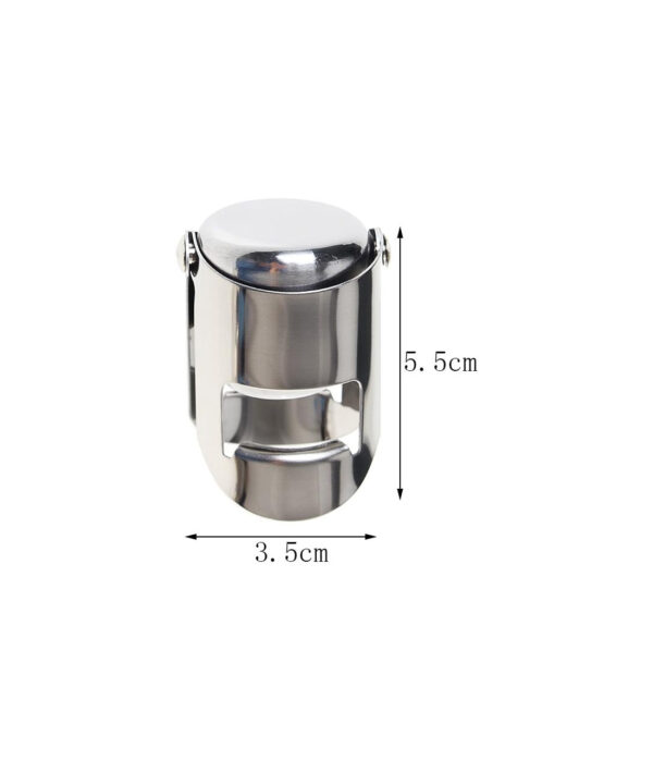 2pc Stainless Steel Champagne Stopper