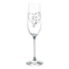 50th Birthday Champagne Flute Gift