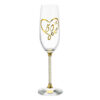 50th Birthday Champagne Flute Gift