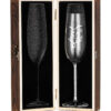 50th Birthday Champagne Flute Gift